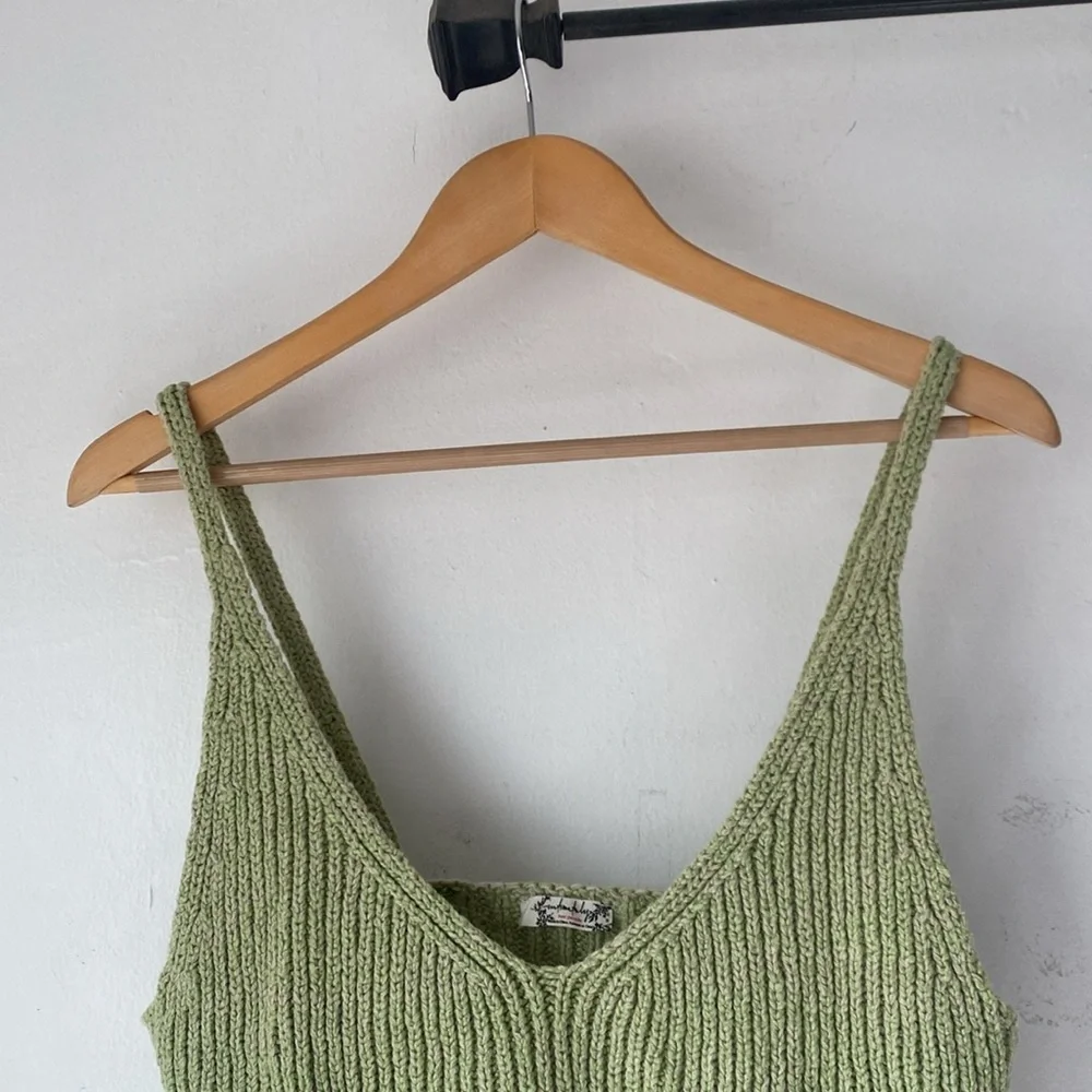 Free People M Here All Day Brami Top